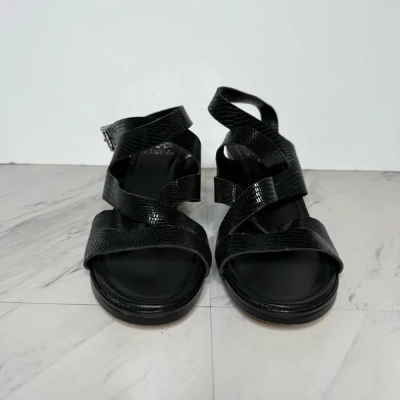 Vince Camuto Deverey Black Heeled Sandal 11M - Picture 2 of 14